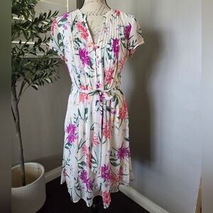 Floral Button-Down Dress